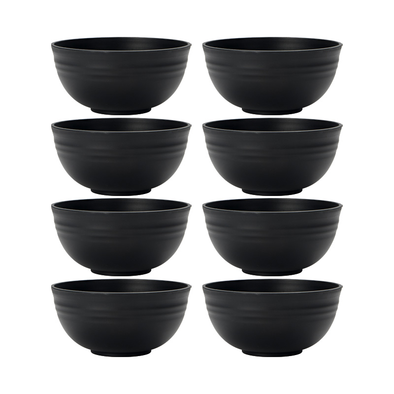 Meal Prep Bowl - 4/6/8 szt. Czarna miska na zboże
