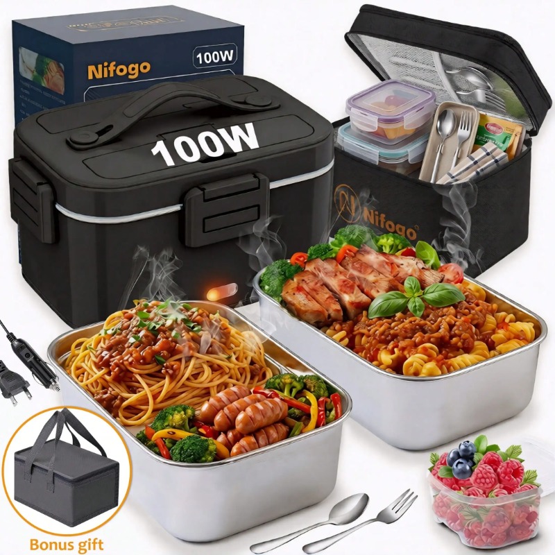 Meal Prep Bag - Elektryczny podgrzewany pojemnik na lunch o