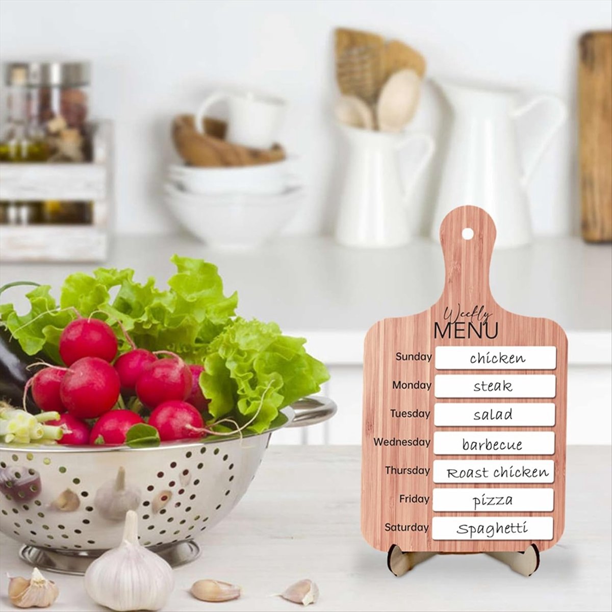 Meal Prep Weekly - Planer posiłków na lodówkę, tablica do