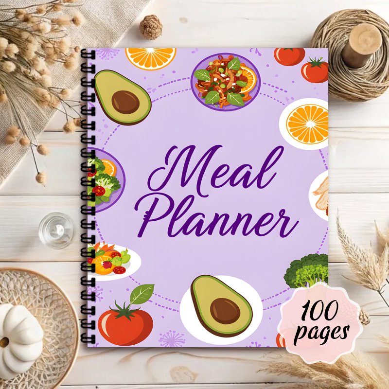 Meal Prep Weekly - Planer posiłków, Planer przygotowywania posiłków, Tygodniowy