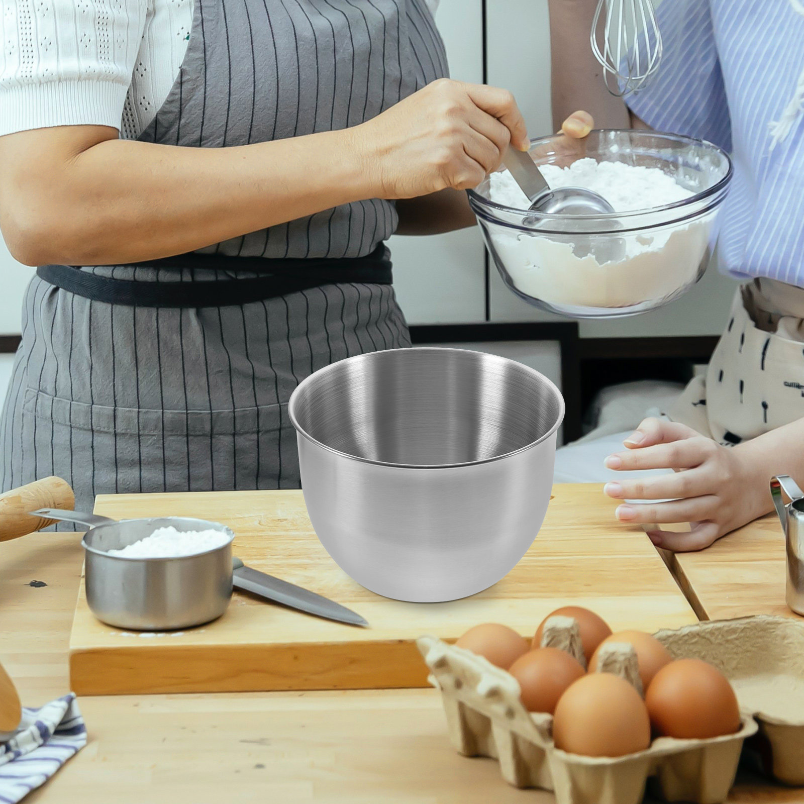 Meal Prep Bowl - Głęboka miska ze stali nierdzewnej, gruba