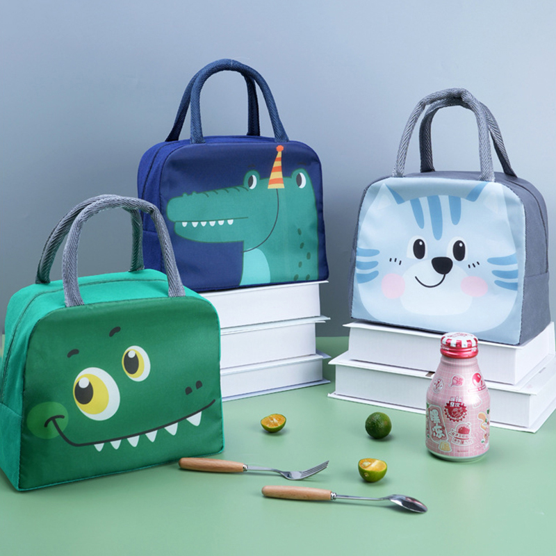 Meal Prep Bag - Kreskówka śliczna świeża torba termoizolacyjna na