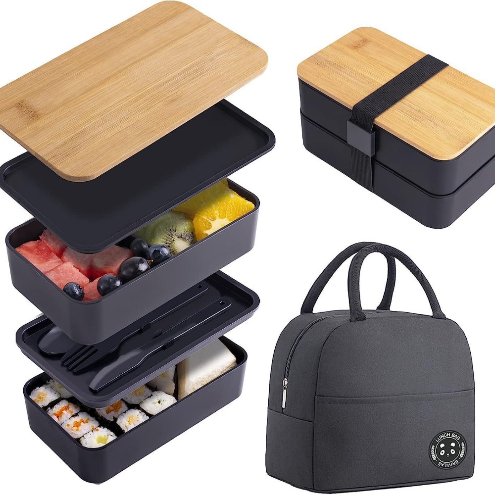 Meal Prep Tupperware - 1200ML podzielona pudełko na Lunch piknikowa