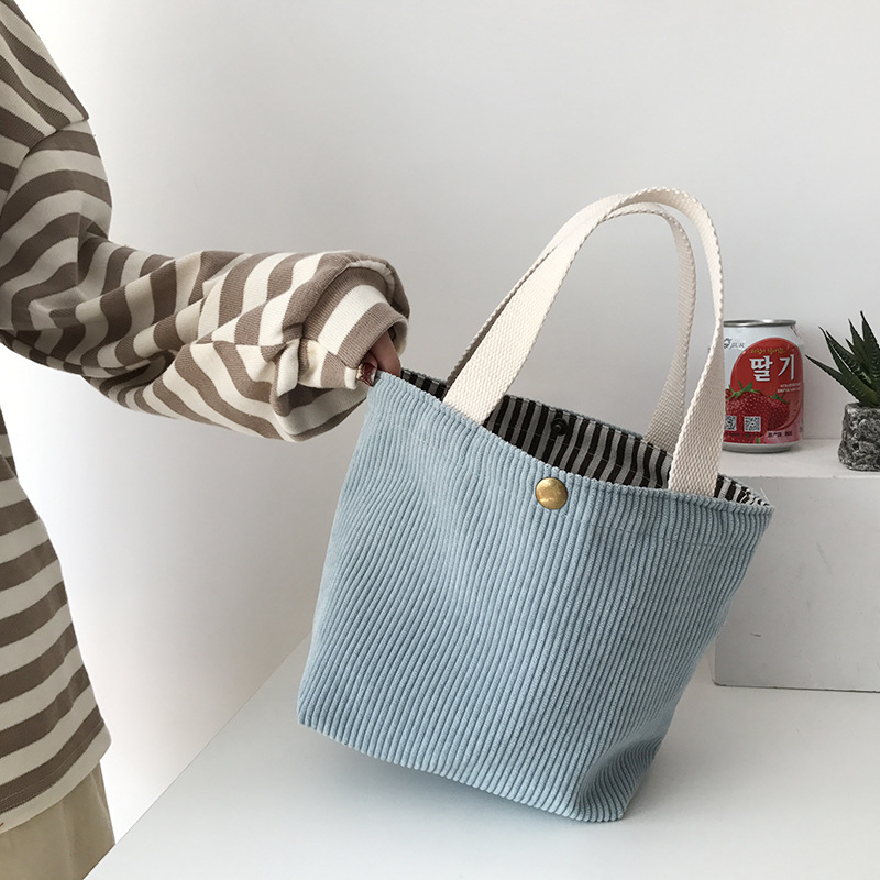 Mała sztruksowa torba na lunch – Meal Prep Bag recenzja i cena
