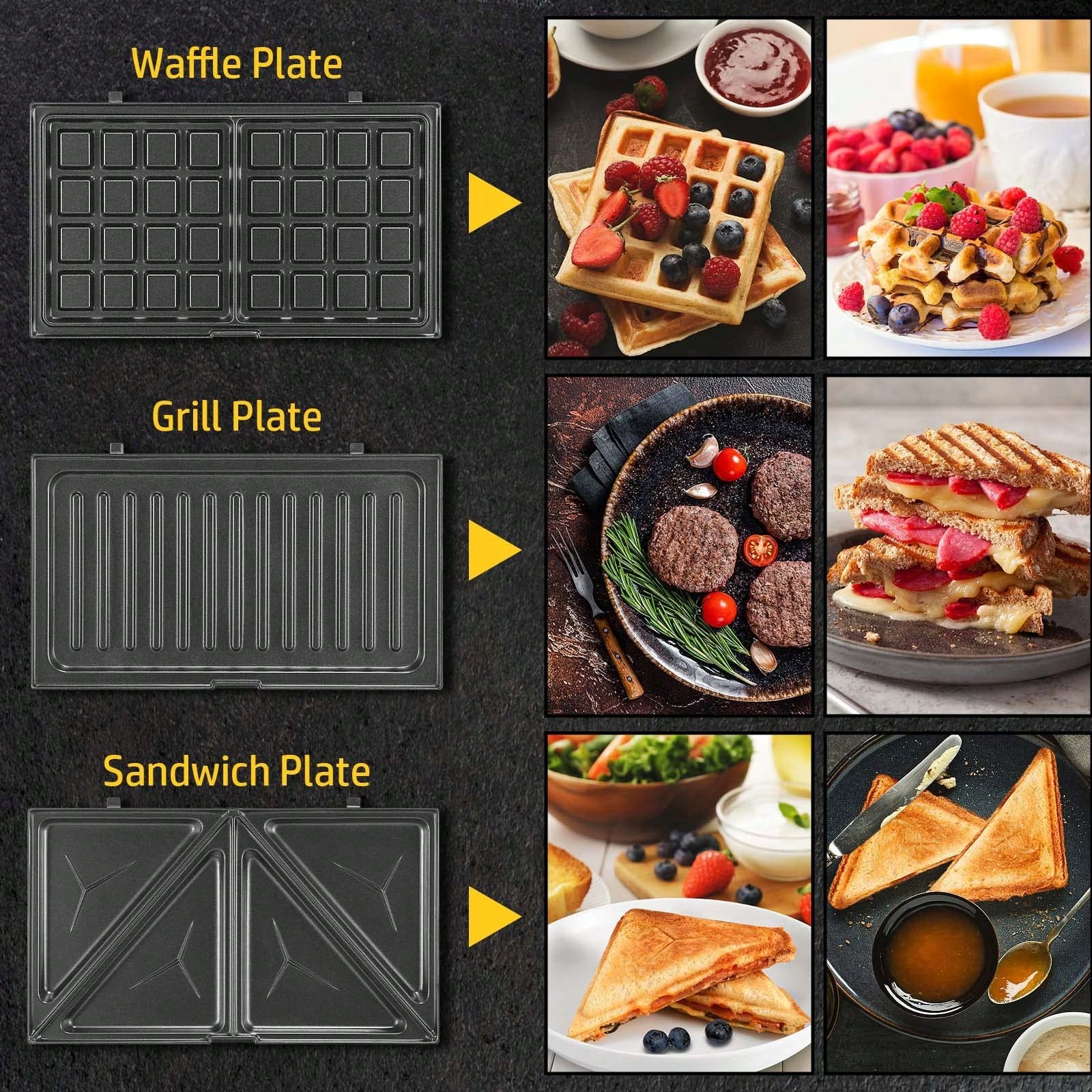Urządzenie 3-w-1 do robienia k – Breakfast Sandwich Press recenzja i cena