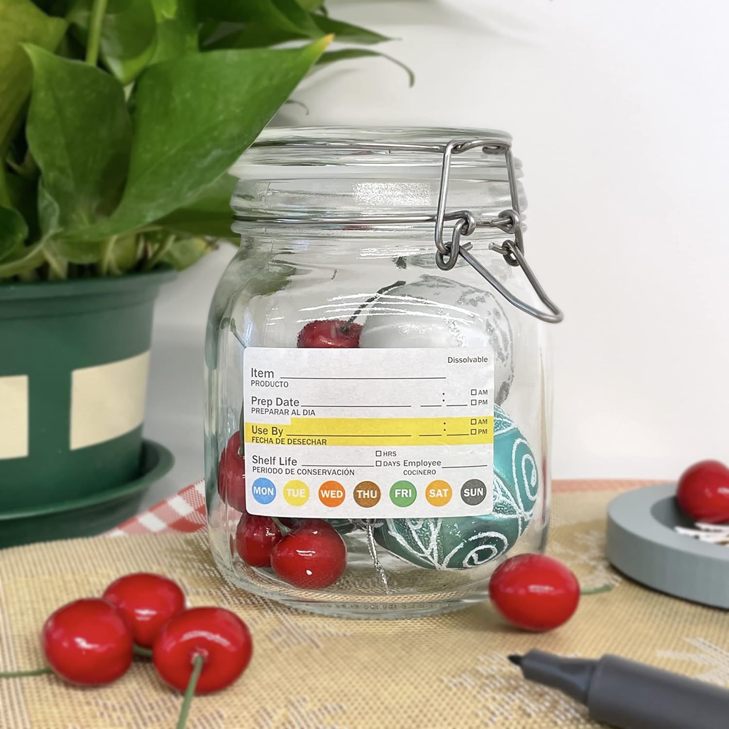 250 sztuk/rolka Etykiety z dat – Meal Prep Chef recenzja i cena