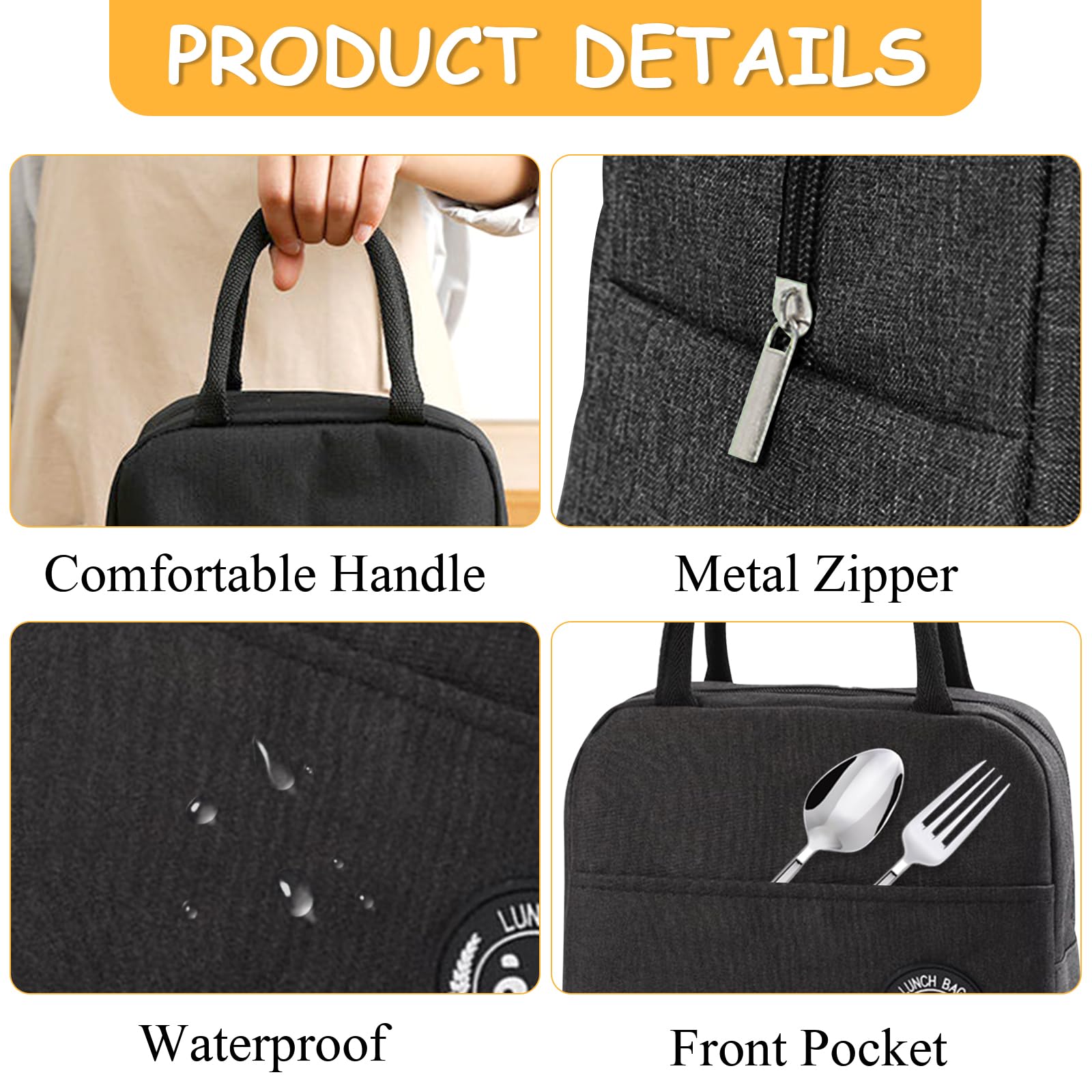 Torba na lunch, izolowana torb – Meal Prep Bag recenzja i cena