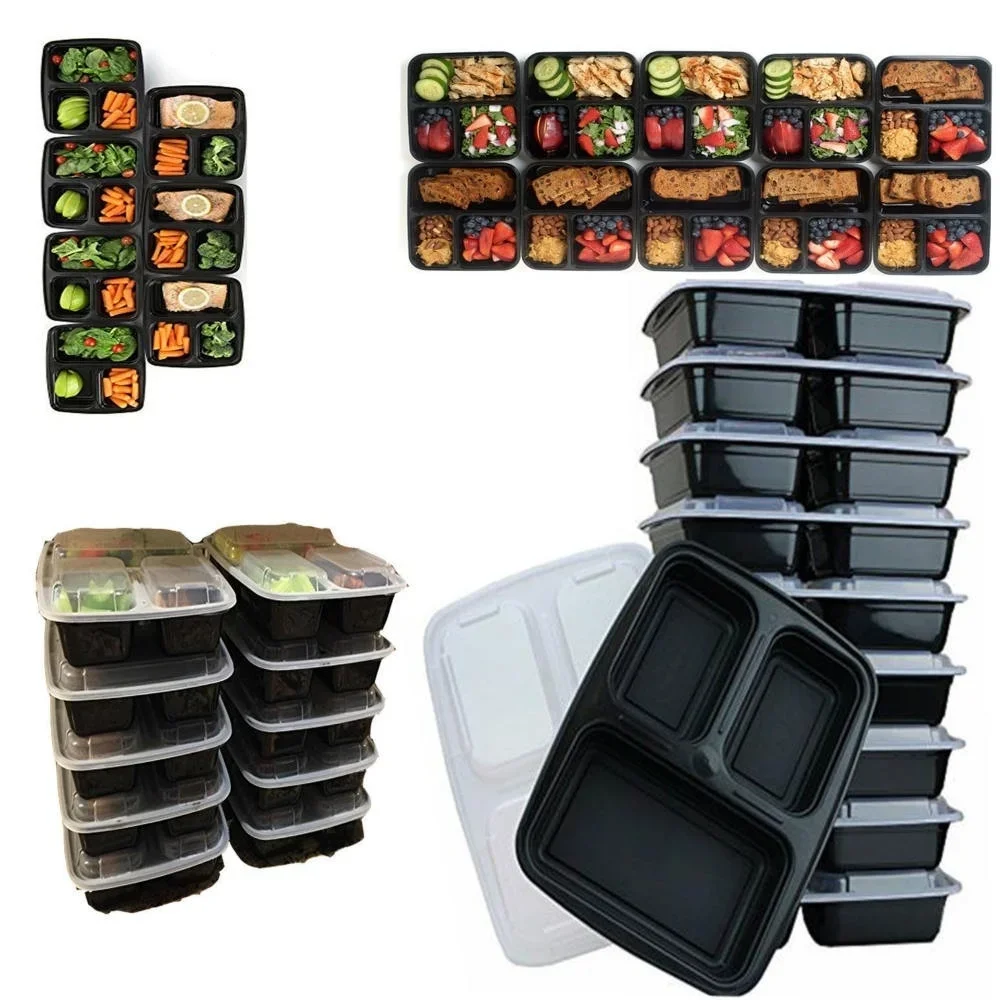 7-pakowy 3-komorowy pojemnik d – Meal Prep Tupperware recenzja i cena