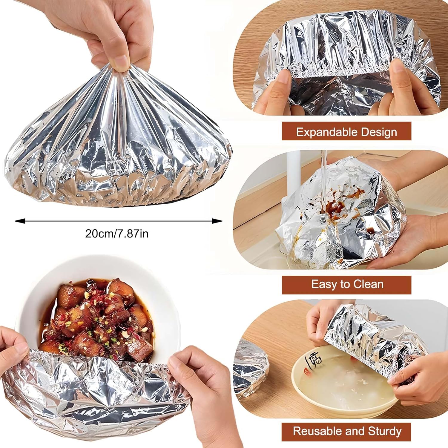 Wielorazowe aluminiowe pokrywk – Meal Prep Bowl recenzja i cena