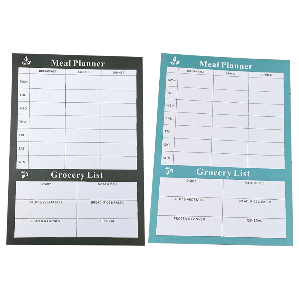 2 szt. Notatnik do planowania  – Meal Prep Weekly recenzja i cena