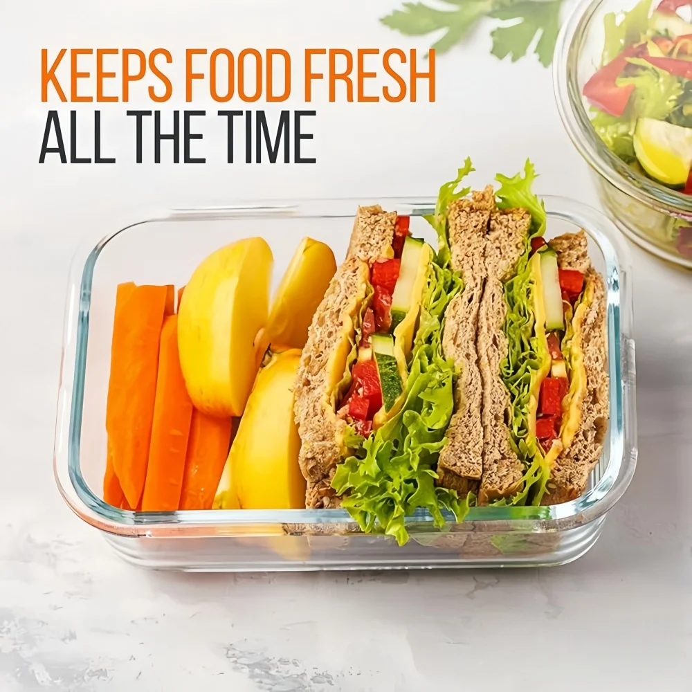 Szklany pojemnik na lunch bez  – Meal Prep Rezepte recenzja i cena