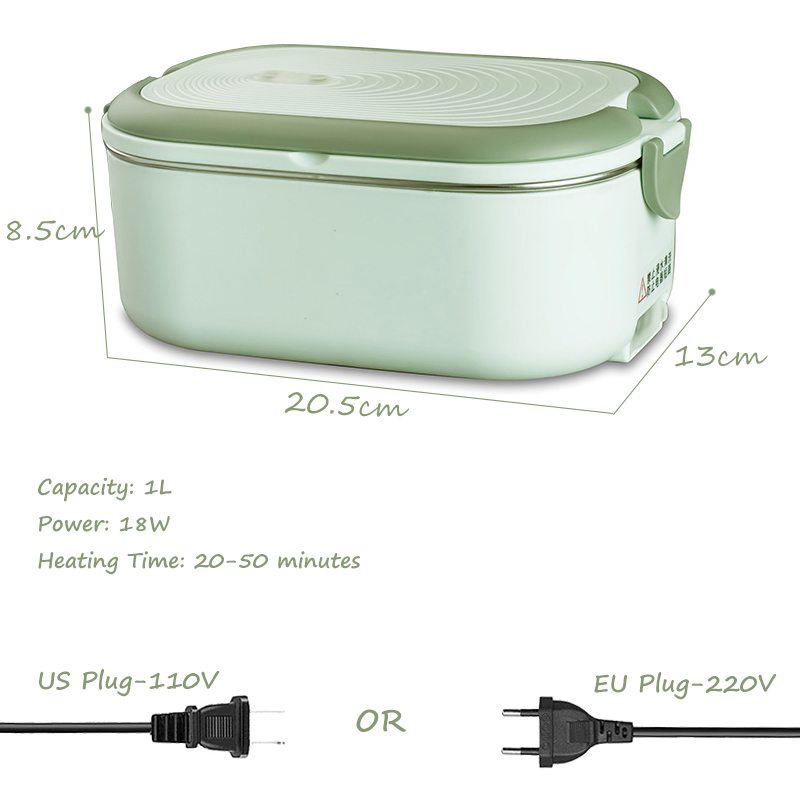 220V 110V Elektryczne pudełko  – Meal Prep Tupperware recenzja i cena