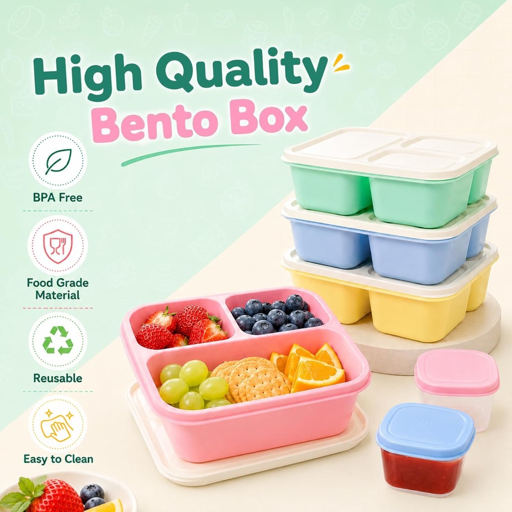 Pojemniki na przekąski Bento B – Meal Prep Healthy Lunch recenzja i cena