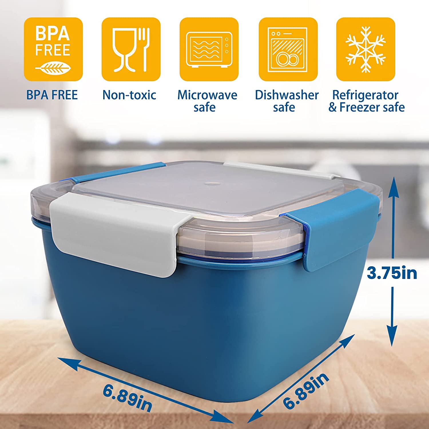 1100ml/1500ml Przenośny pojemn – Meal Prep Tupperware recenzja i cena