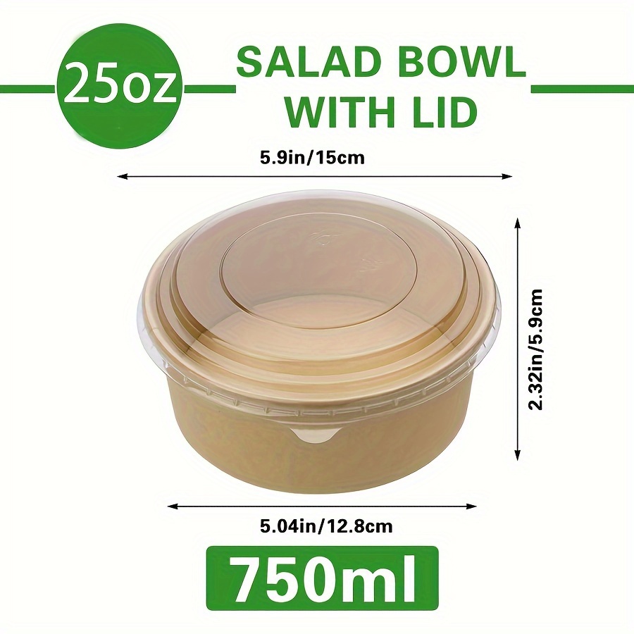 Papierowe miseczki z pokrywkam – Meal Prep Bowl recenzja i cena