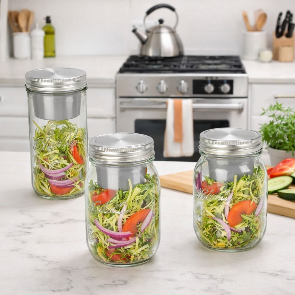 Słoiki szklane na sałatkę 16/2 – Meal Prep Weekly recenzja i cena