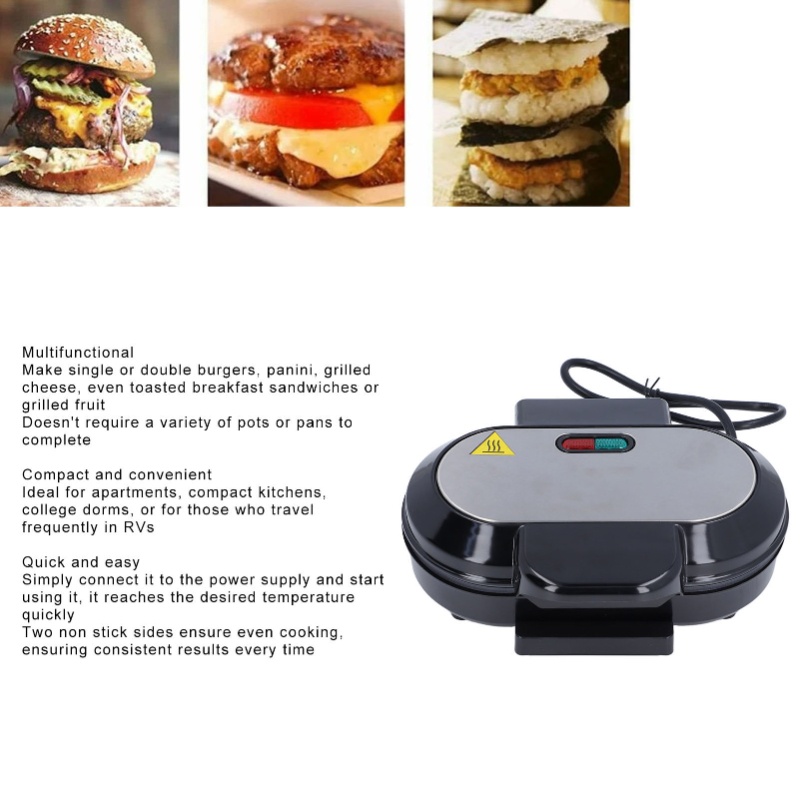 Elektryczny grill do steków 75 – Breakfast Sandwich Press recenzja i cena